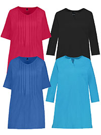 ULLAP ASSORTED Tunic Tops - Plus Size 32/34 to 40/42