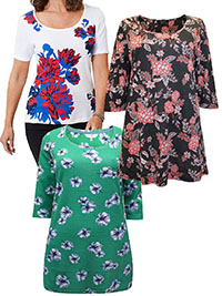 ASSORTEDFloral Printed Tops - Size 10 to 30