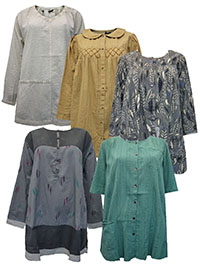 GudrunS. ASSORTED Tops - Size 12/14 to 20 (M to XL)