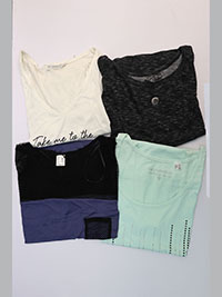 ASSORTED Printed and Plain T-shirts Tops - Size 10/12 to 26/28