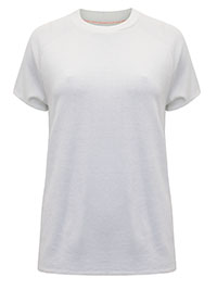 MoP WHITE Pure Cotton Round Neck Textured Top - Size 8 to 18 (XS to XL)