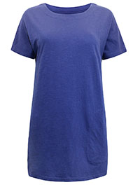 SS BLUE Deco Stems Waterline Ocean Gaze Tunic - Size 10 to 26/28