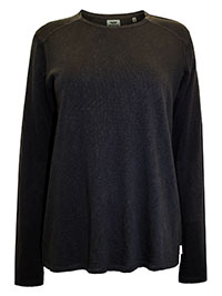 MoP BLACK Premium Organic Cotton Long Sleeve T-Shirt - Size 8 to 14 (XS to L)