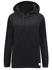 MoP BLACK Pure Cotton Hoodie - Size 8 to 16 (XS to XL)