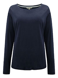 WS NAVY Long Sleeve Scoop Neck Top - Size 6 to 16