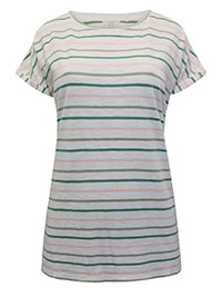 FF WHITE Ivy Striped T-Shirt - Size 6 to 20