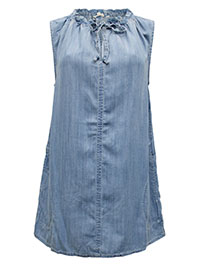 FF DENIM Chambray Sleeveless Blouse - Size 12 to 16