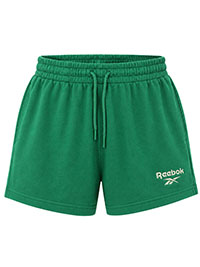 GREEN Reebok Retro Loop Back Shorts - Size S to M