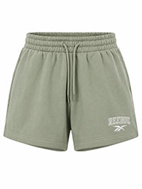 GREEN Retro Brushed Back Shorts - Size XS to XL