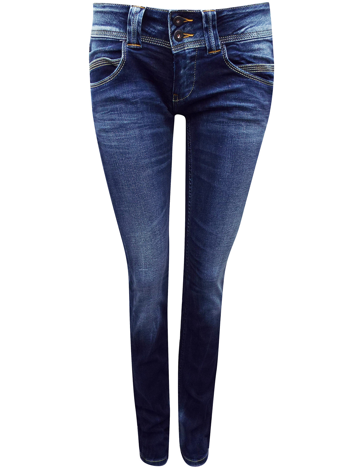 Pepe Jeans Damen Jeans – Weites Bootcut-Bein, Ultra Hohe Taille, Ozeanblau Mit Arbeitshosen-Taschen